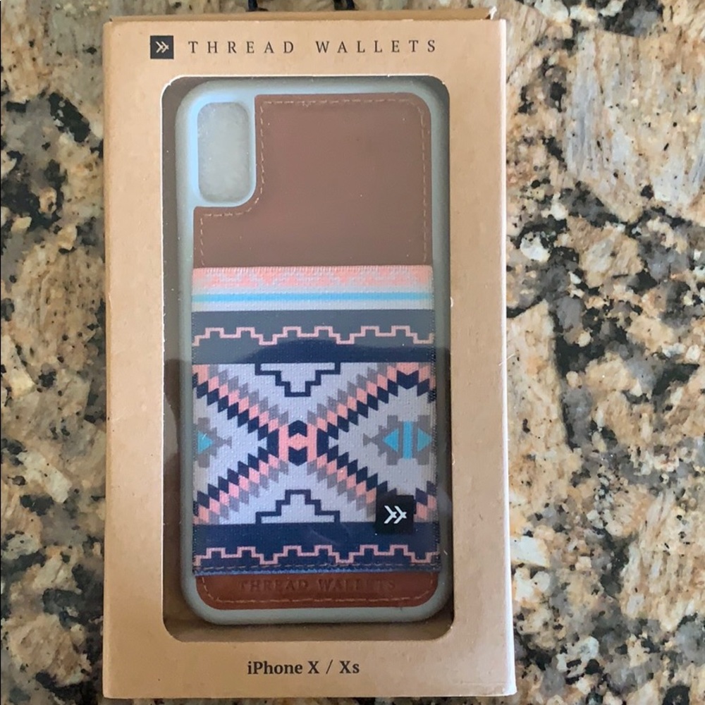 Thread wallets iPhone X/XS case